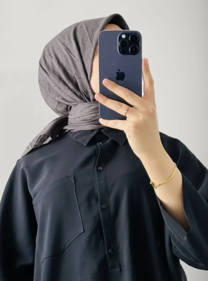 Bambu Eşarp – Füme